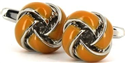Mustard Knot Cufflinks
