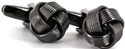Striped Black Knot Cufflinks