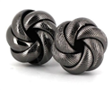 Striped Black Knot Cufflinks II