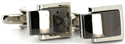 Silver and Black Cufflinks II