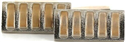 Golden Stripe Cufflinks