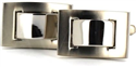 Rectangular Cufflinks with Convex Center