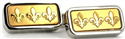 Golden Rectangular Cufflinks II