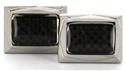 Black Rectangular Cufflinks VIII