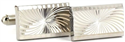 Striped Rectangular Cufflinks
