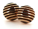 Round Copper Cufflinks