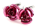 Pink Rose Cufflinks
