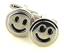 Silver Smile Cufflinks