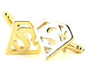 Gold Superman Cufflinks