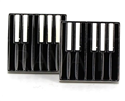 Black Piano Keyboard Cufflinks
