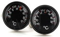 Black Thermometer Cufflinks