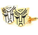 Gold Autobot Transformers Cufflinks