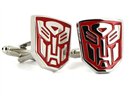Red Autobot Transformer Cufflinks