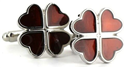 Brown Clover Cufflinks
