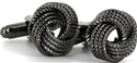 Black Triple Knot Cufflinks I
