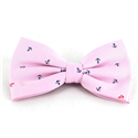 Light Pink Anchor Bow Tie