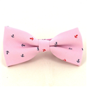 Light Pink Anchor Bow Tie