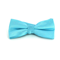 Aqua Blue Bow Tie with Shimmering Dots