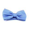 Light Blue Bow Tie with White Dots