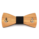 Hollow Bamboo Anchor Bow Tie