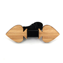 Bamboo Spades and Leather Bow Tie