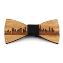 Bamboo Skyline Chicago Bow Tie
