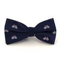 Blue Bicycle Bow Tie