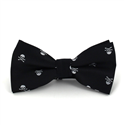 Black Skull Bow Tie