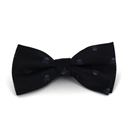 Black Skull Bow Tie