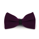 Purple Cheviot Bow Tie