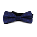 Blue Checkered Bow Tie