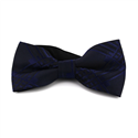 Dark Blue Checkered Bow Tie