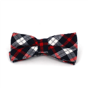 Blue and Red Tartan Bow Tie