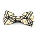 Tartan Check Mother-of-Pearl Bow Tie