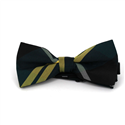 Black and Green Tartan Bow Tie