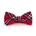 Pink Tartan Bow Tie