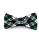 Tartan Green and Blue Bow Tie