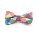 Patchwork Check Bow Tie