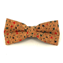 Star-Patterned Cork Bow Tie