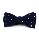 Midnight Blue Star Bow Tie