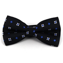 Black Floral Bow Tie