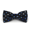 Polka Dot Multicolor Grey Bow Tie