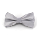 Silver Grey Bow Tie with Shimmering Dots