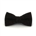 Chocolate Brown Speckled Wool Bow Tie