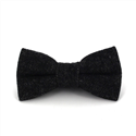 Dark Brown Speckled Wool Bow Tie