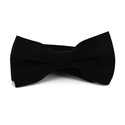 Black Suede Bow Tie