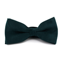 Solid Green Suede Bow Tie