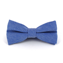 Solid Oxford Blue Bow Tie