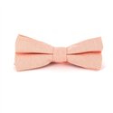 Solid Pink Oxford Bow Tie