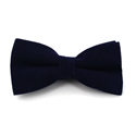 Solid Navy Blue Corduroy Bow Tie